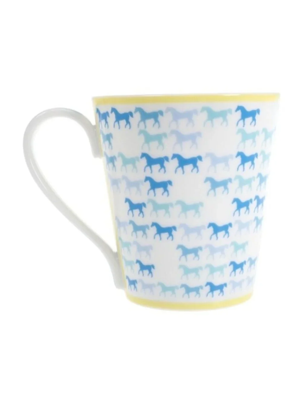 Hermes Kaval Color Mug Cup Tableware Porcelain Blue Horse Hose Celebration